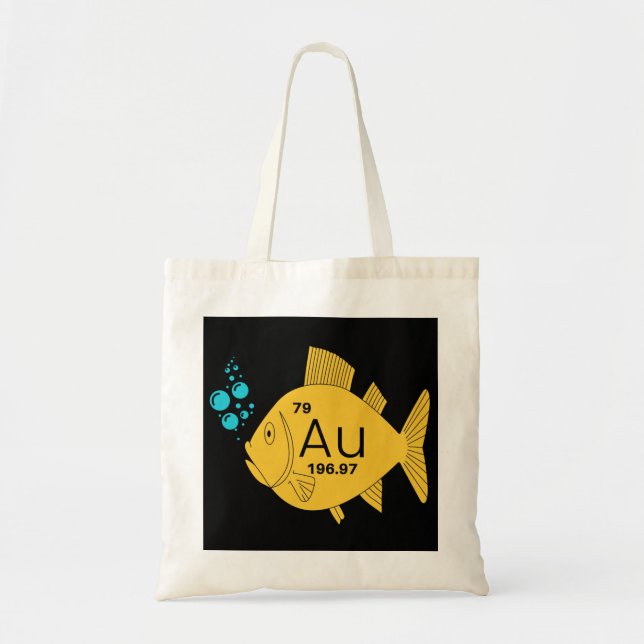 Gold Fish Tote Bag (Front)