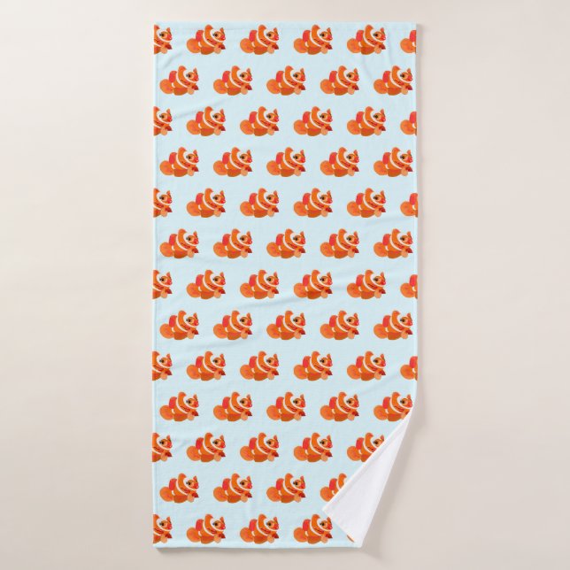 Gold Fishes Bath Towel (Bath Towel)