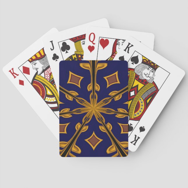 Gold Flake King's Playing Cards (Back)