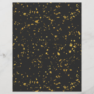 Gold Flecked Scrapbook Paper