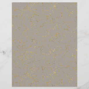 Gold Flecked Scrapbook Paper