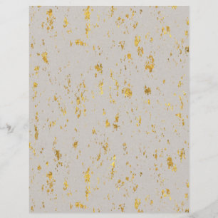 Gold Flecked Scrapbook Paper