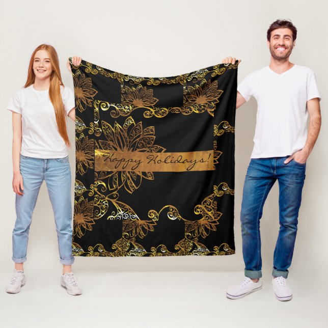 Gold Fleece Blanket (In Situ)