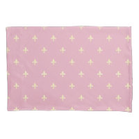 Gold Fleur-de-Lis Pink