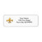 Gold Fleur de Lis Return Address Labels