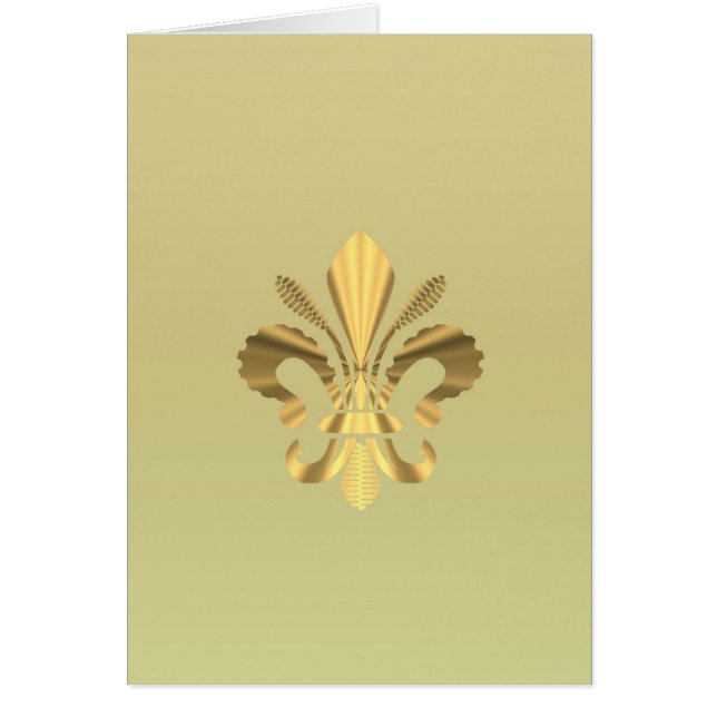 Gold fleur de lys (Front)
