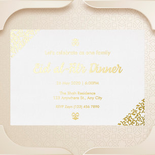 Gold Floral Eid al-Fitr