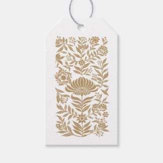 Gold Flourish Tag