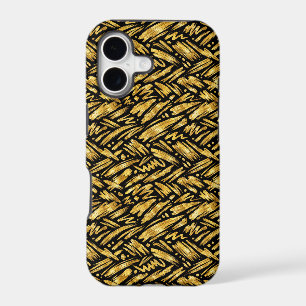 Gold Foil Abstract Pattern