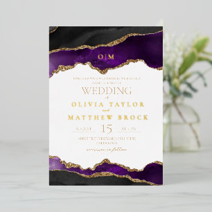 Gold Foil Aesthetic Modern Wedding