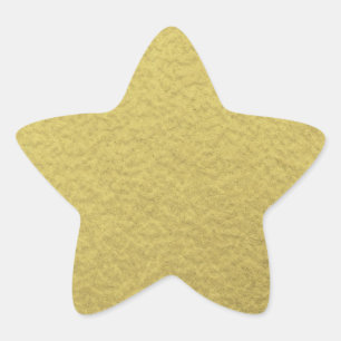 Gold Foil Background Texture Star Sticker