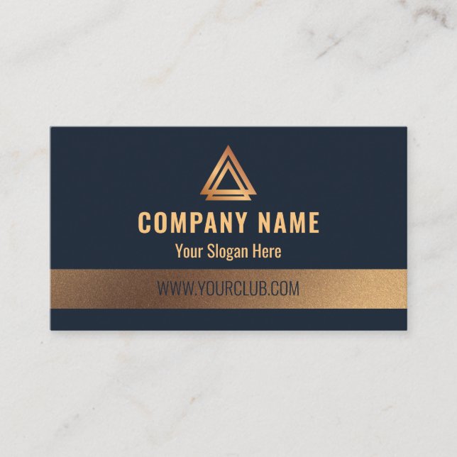 Gold foil business card (Front)