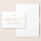 Gold Foil Card | to my mother on my wedding day