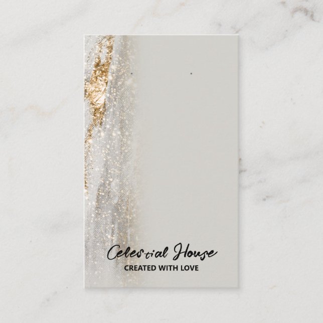 Gold Foil Fleck Earring Display Cards (Front)