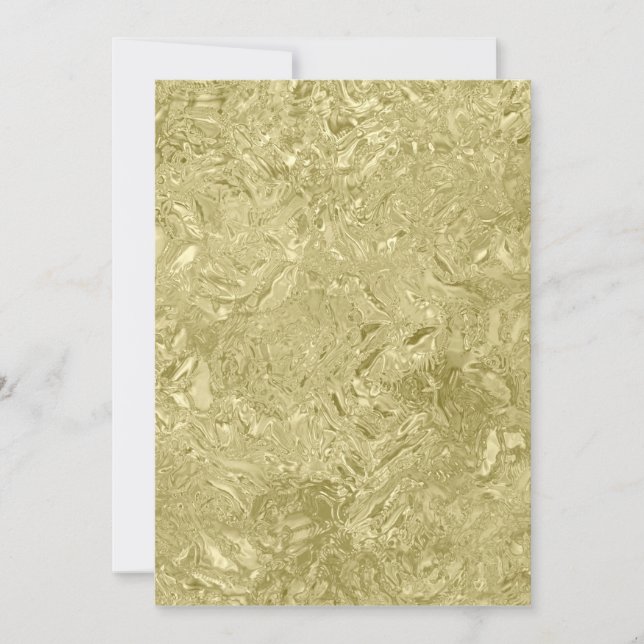 Gold Foil Formal New Year's Eve Invitation (Front)