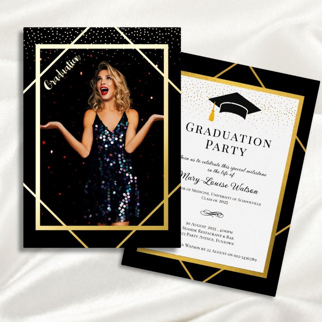Gold Foil Graduation Party Photo (Creator Uploaded)