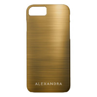 Gold Foil Luxury Metallic Monogram Name