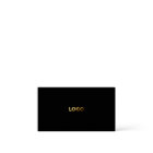 Gold Foil Minimalist Modern Dark professional Logo