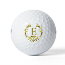 Gold Foil Monogram Emblem