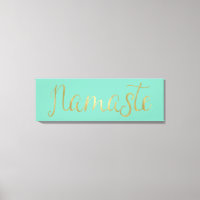 Gold Foil Namaste