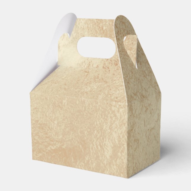 Gold Foil Packaging Favour Box (Back Side)