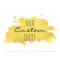Gold foil paint stroke Personalised quote print