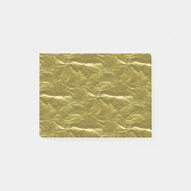 Gold Foil Post-it Notes (Front)