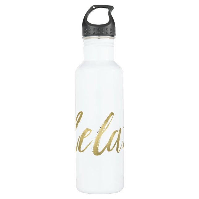 Gold Foil Relax 710 Ml Water Bottle (Front)