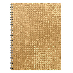 Gold foil seamless pattern, golden glitter texture notebook