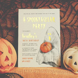 Gold Foil Spooktacular Halloween Birthday Party