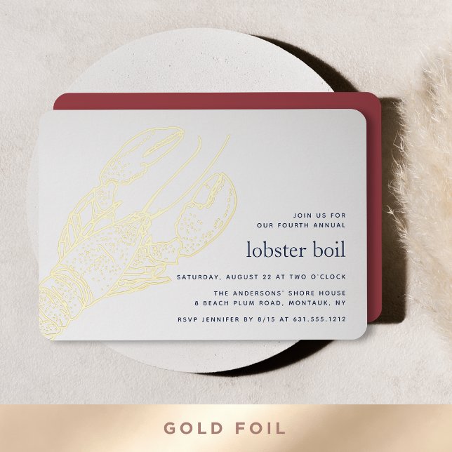 Gold Foil Summer Lobster Boil Party (Creator Uploaded)