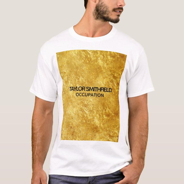 Gold Foil T-Shirt (Front)