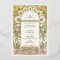 Gold Foil Vintage Wedding Invitations Art Nouveau