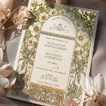 Gold Foil Vintage Wedding Invitations Art Nouveau<br><div class="desc">Real Gold Foil Art Nouveau Vintage wedding invitations by Alphonse Mucha in a floral, romantic, and whimsical design. Victorian flourishes complement classic art deco fonts. Please enter your custom information, and you're done. If you wish to change the design further, simply click the blue "Customise It" button. Thank you so...</div>