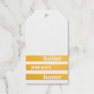 Gold Fold Large "Home Sweet Home" Gift Tags