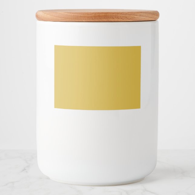 Gold Food Container Label (Front)