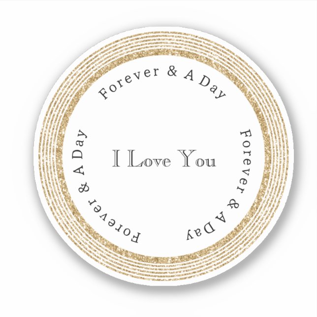 Gold Forever Love Wedding (Front)