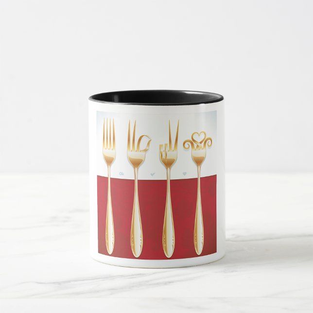 Gold Forks Mug (Creator Uploaded)