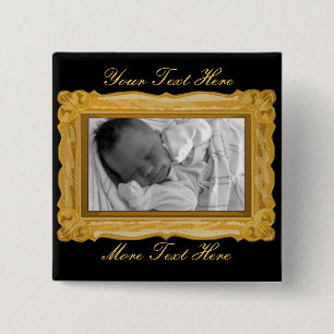 Gold Frame Button
