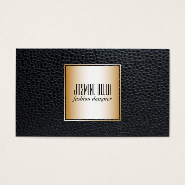 Gold Frame / Leather (Front)