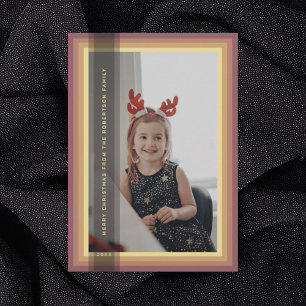Gold Framed Holiday Card