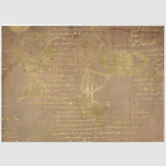 Gold Galileo Series Design 3 Tissue Paper