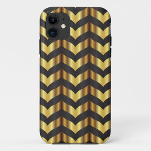 gold gatsby chevron iPhone 11 case