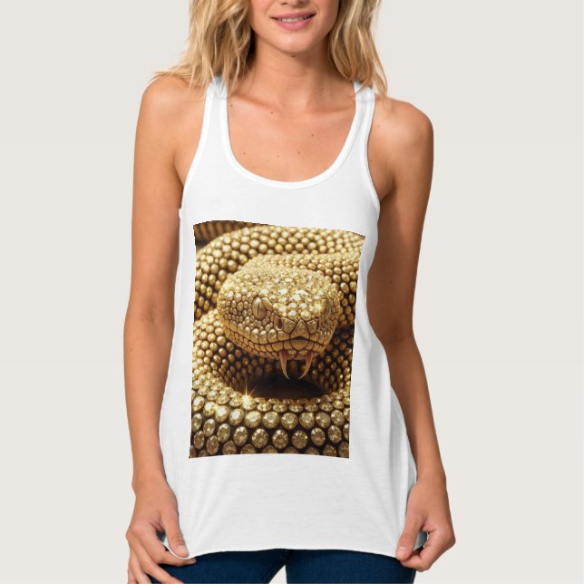 Gold Gem Viper Singlet (Front)