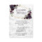 Gold Geometric Plum Purple Marble Wedding Details
