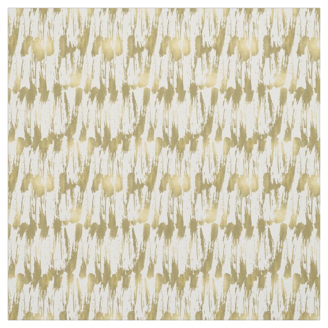 Gold Glam Abstract Fabric (Swatch)
