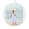 Gold Glam Believe Holiday Photo Ornament