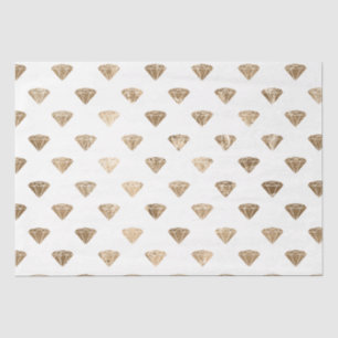 Gold Glam Diamonds Tissue Paper
