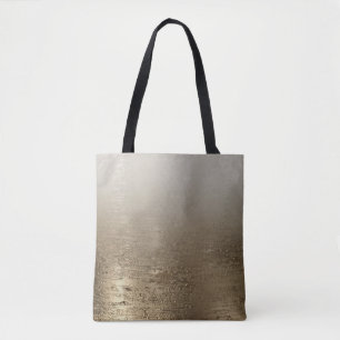 Gold Glam Gilded Brush Modern Elegance Tote Bag