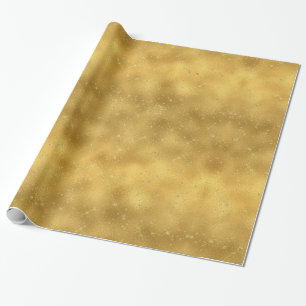 Gold Glam Sparkles Wrapping Paper